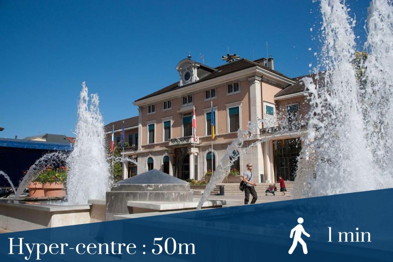 Homey Bella - New / Duplex / Downtown / Close Geneva Annemasse Eksteriør billede